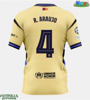 Barcelona Ronald Araujo #4 Bortatröja 2025-26 Kortärmad